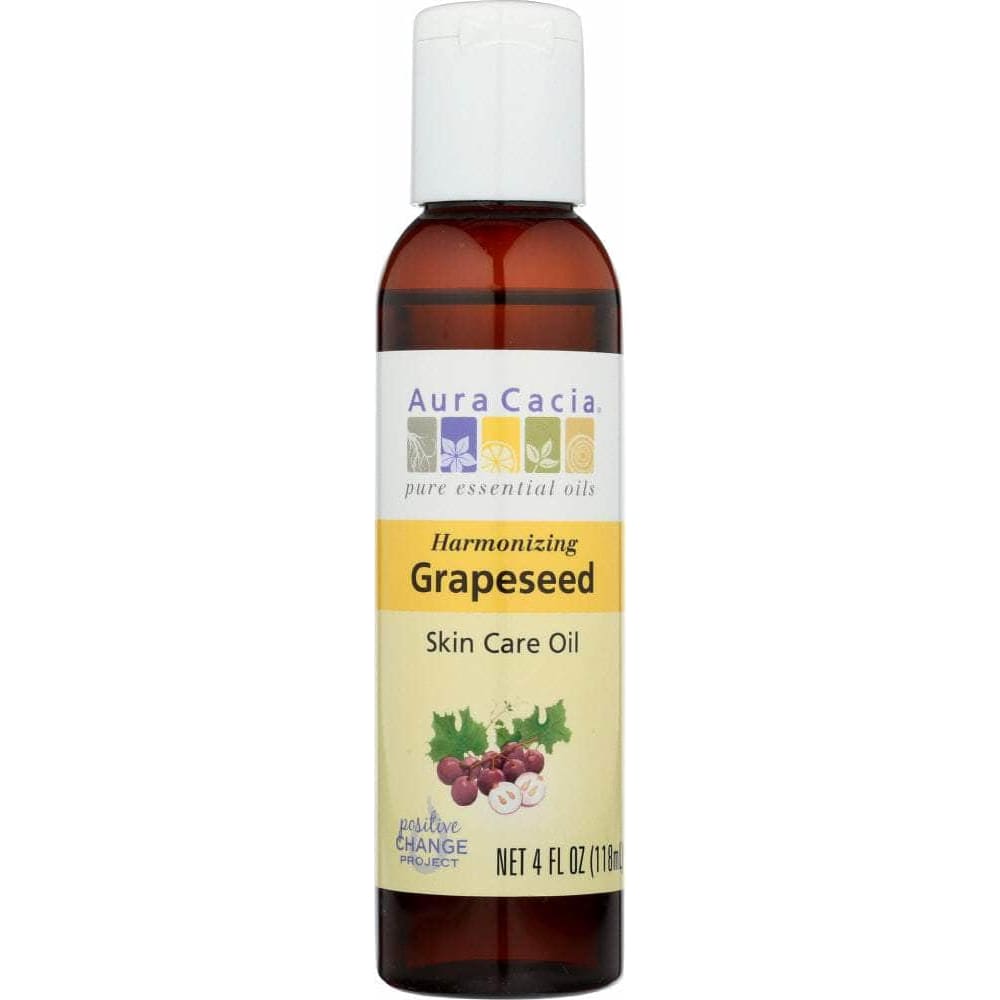 Aura Cacia Aura Cacia Natural Skin Care Oil Harmonizing Grapeseed, 4 Oz