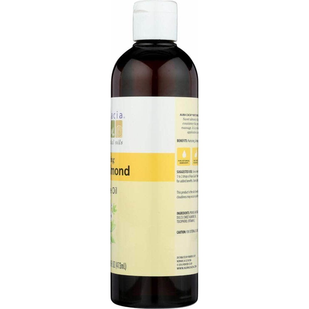 Aura Cacia Aura Cacia Natural Skin Care Oil with Vitamin E Nurturing Sweet Almond, 16 Oz