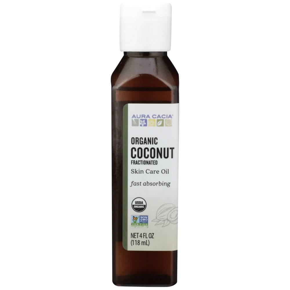 AURA CACIA: OIL COCNT SKIN CARE FRCTN (4.000 OZ) (Pack of 4) - Beauty & Body Care > Aromatherapy and Body Oils > Essential Oils - AURA CACIA