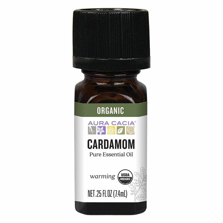 AURA CACIA Aura Cacia Oil Essential Cardmom Org, 0.25 Oz