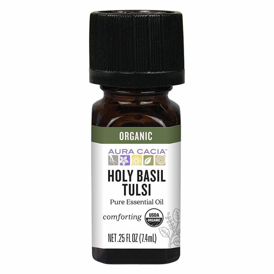 AURA CACIA Aura Cacia Oil Essential Holy Basil, 0.25 Oz