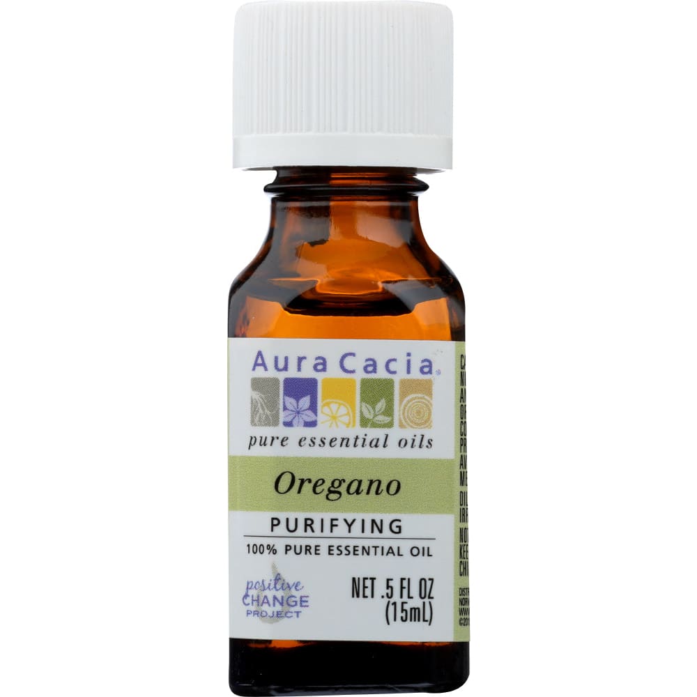 AURA CACIA: Oil Essential Oregano 0.5 oz (Pack of 2) - Beauty & Body Care > Aromatherapy and Body Oils > Essential Oils - AURA CACIA
