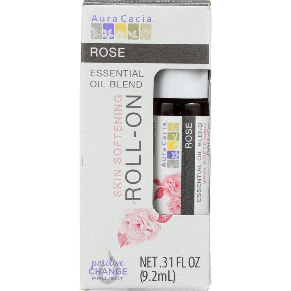 Aura Cacia Aura Cacia Oil Essential Roll-on Rose, 0.31 oz