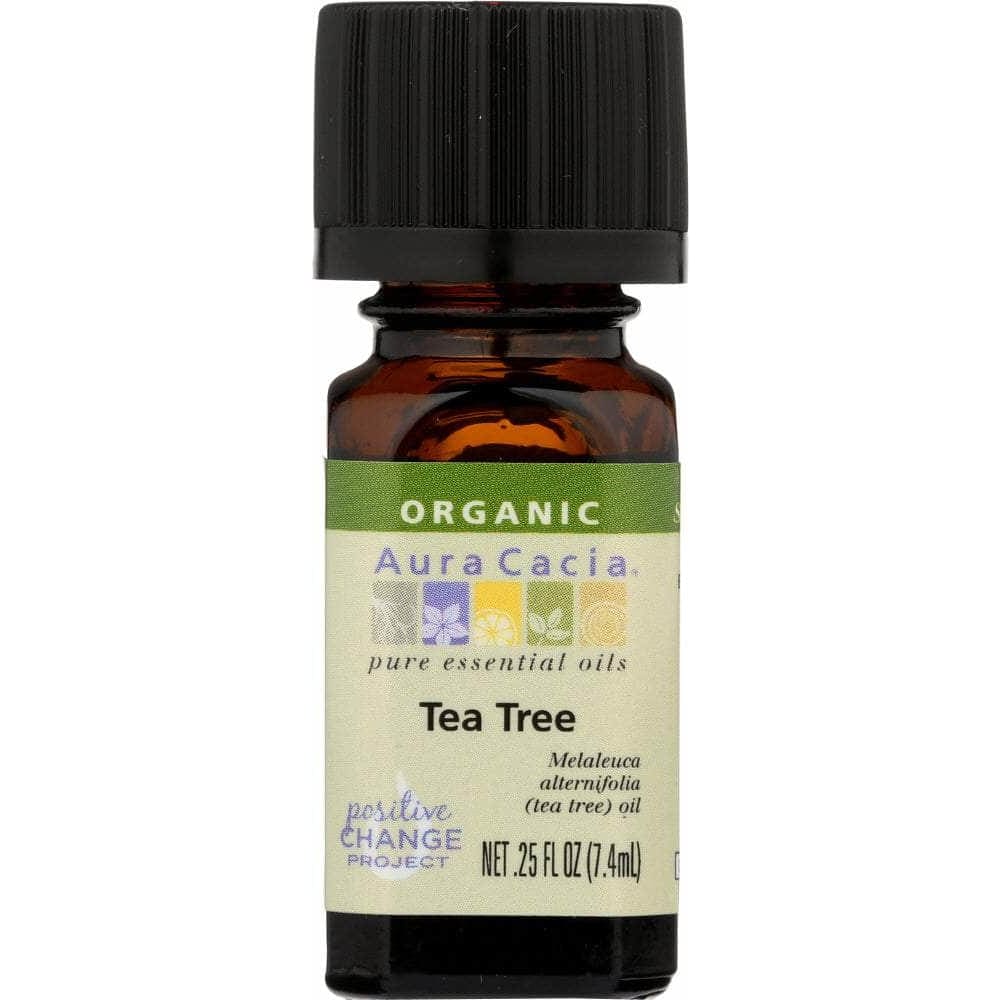 Aura Cacia Aura Cacia Organic Tea Tree Essential Oil, 0.25 oz