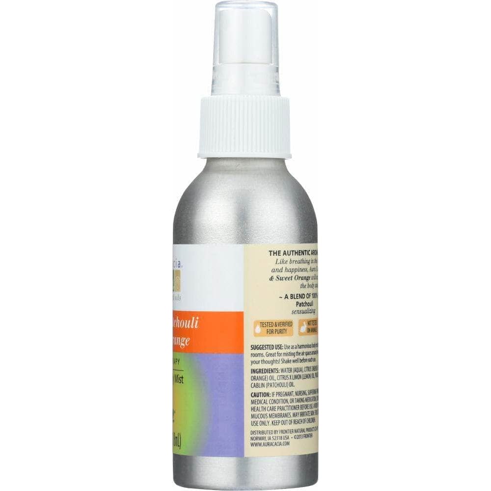 Aura Cacia Aura Cacia Peaceful Patchouli & Sweet Orange Room & Body Mist, 4 oz