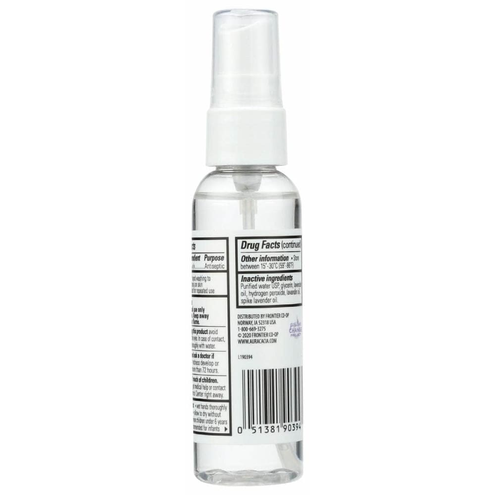 AURA CACIA Aura Cacia Sanitizer Hand Lavender, 2 Fo