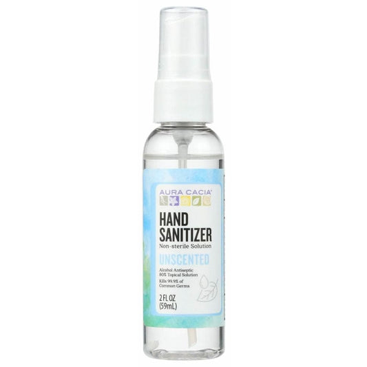 AURA CACIA Aura Cacia Sanitizer Hand Unscented, 2 Fo