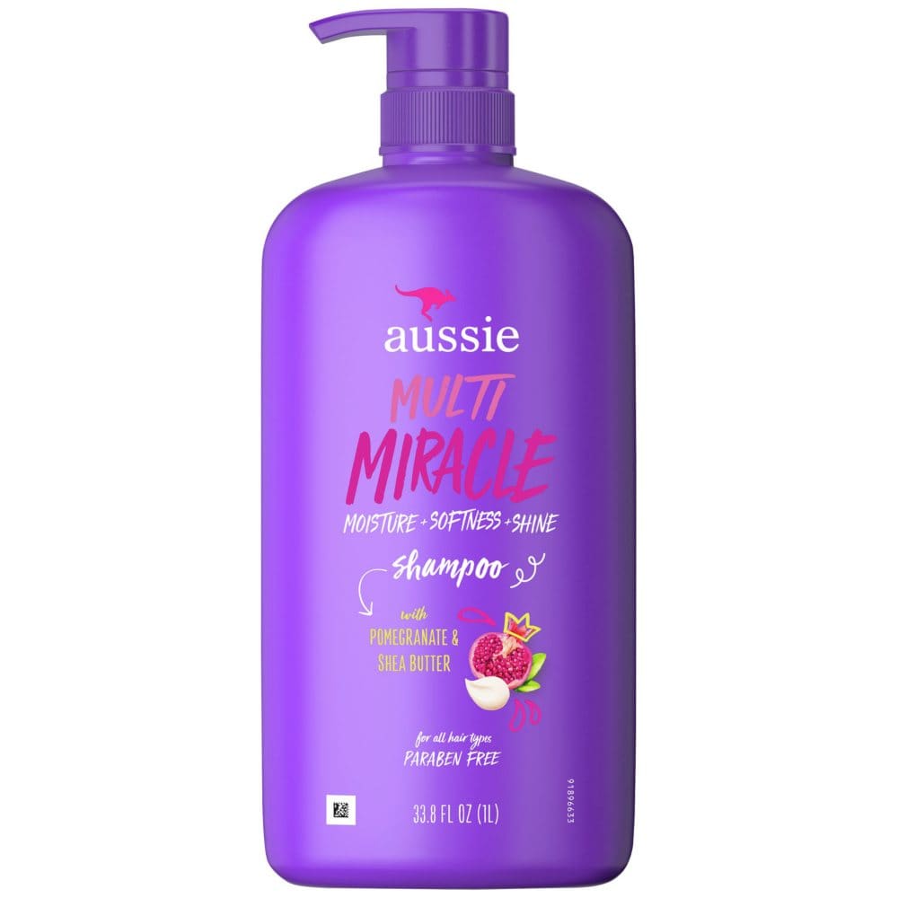 Aussie Multi Miracle Shampoo with Pomegranate & Shea Butter (33.8 fl. oz.) - Shampoo & Conditioner - Aussie Multi