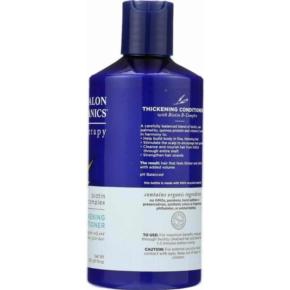 Avalon Organics Avalon Organics Thickening Conditioner Biotin B-Complex Therapy, 14 oz