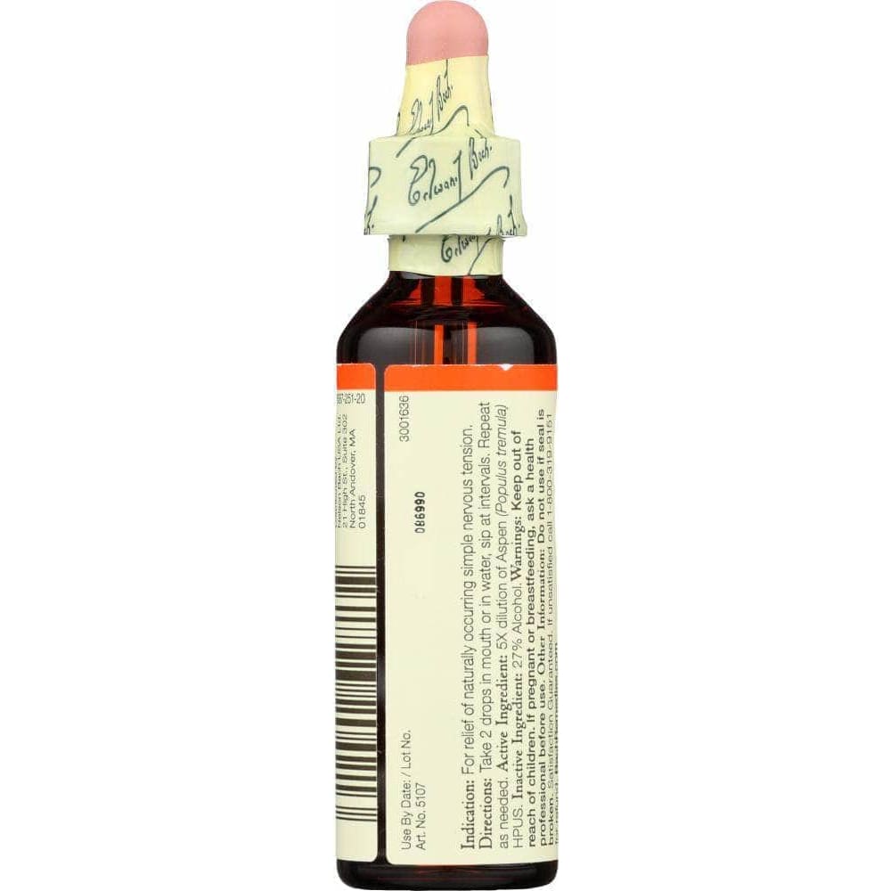 Bach Bach Original Flower Remedies Aspen, 0.7 oz