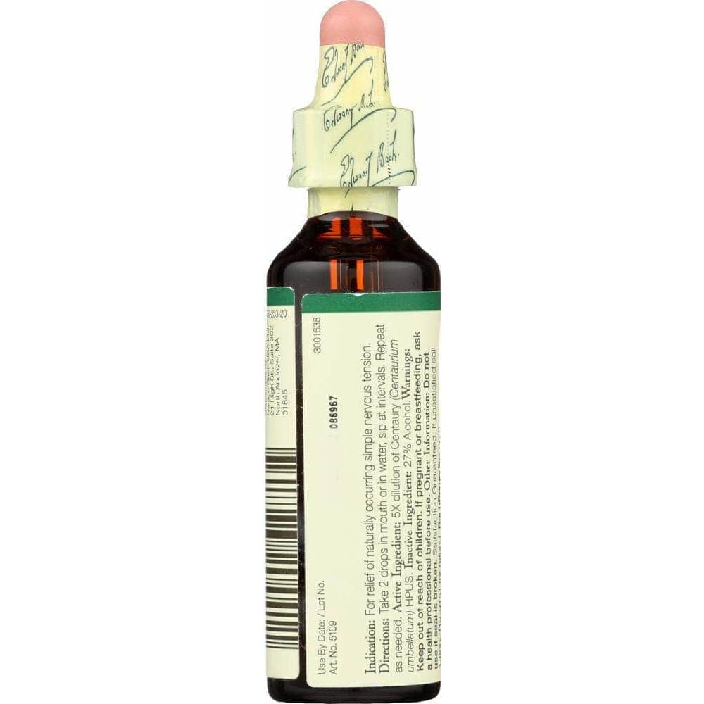 Bach Bach Original Flower Remedies Centaury, 0.7 oz