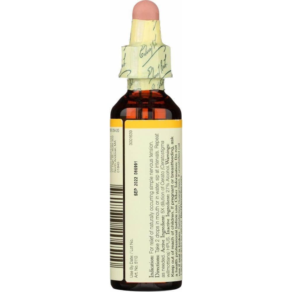 Bach Bach Original Flower Remedies Cerato, 0.7 oz