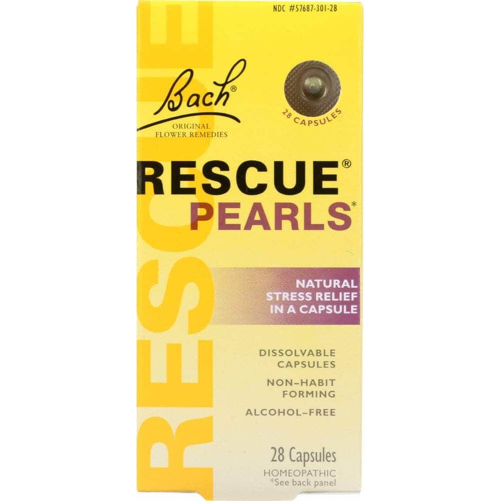 BACH Bach Original Flower Remedies Rescue Pearls Natural Stress Relief In A Capsule, 28 Capsules