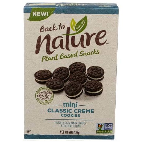 BACK TO NATURE Back To Nature Cookie Mini Classic Creme, 6 Oz