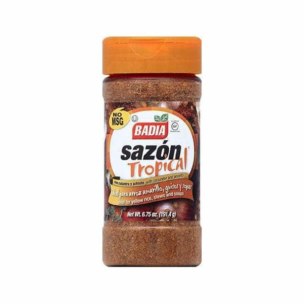 Badia Badia Sazon Tropical with Coriander & Annato, 6.75 oz