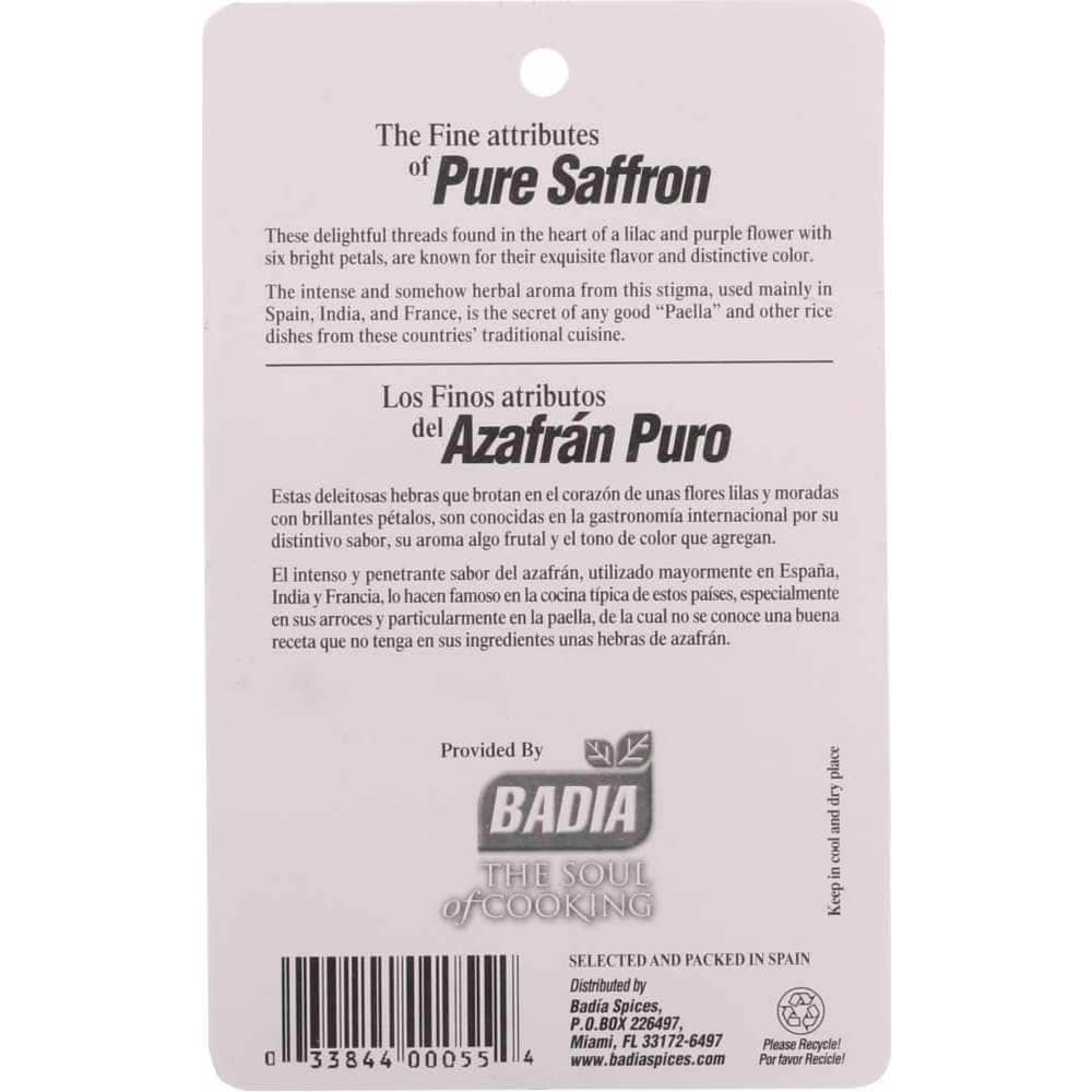 Badia Badia Spanish Saffron, 0.4 gm