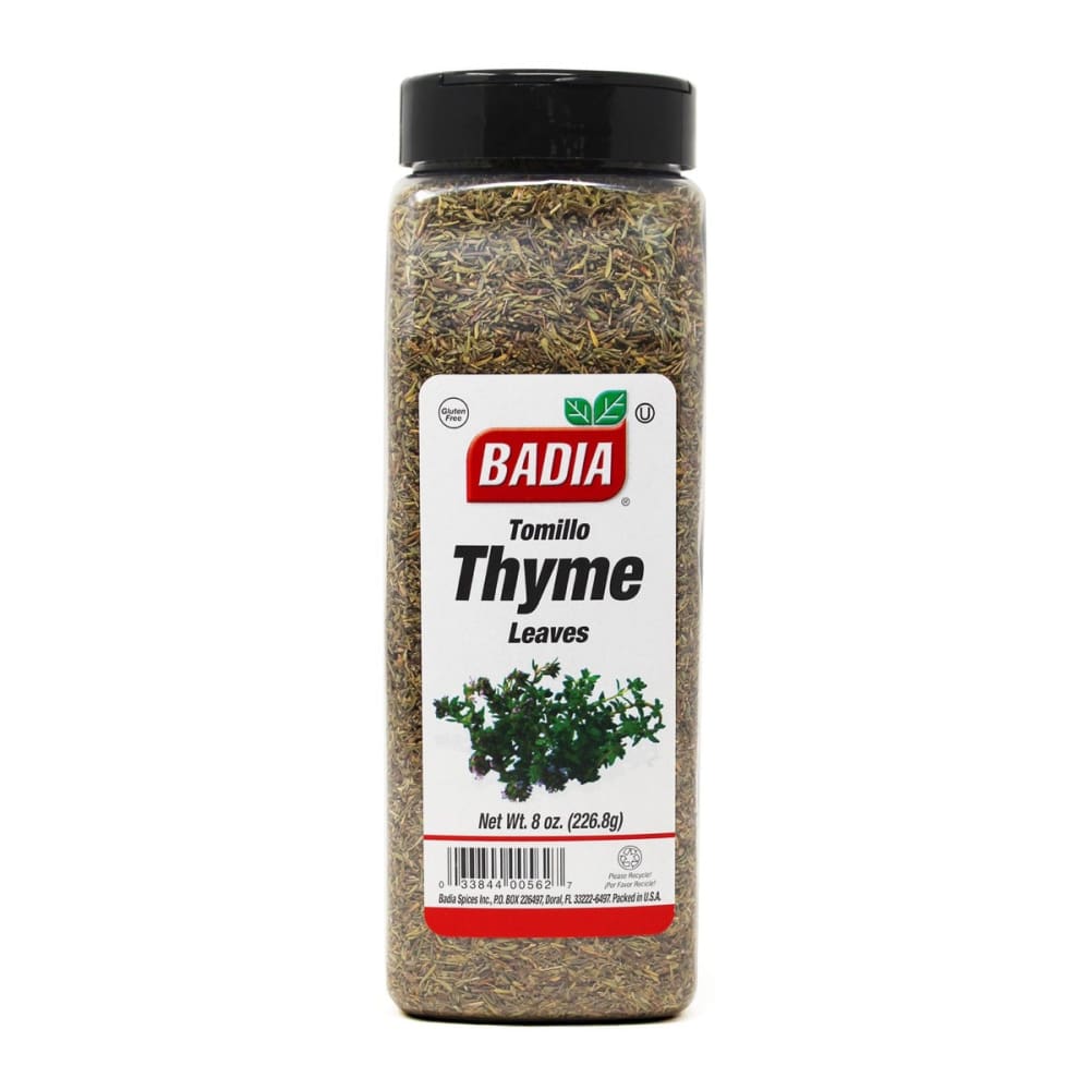 BADIA: Thyme Leaves Whole 8 oz (Pack of 5) - BADIA