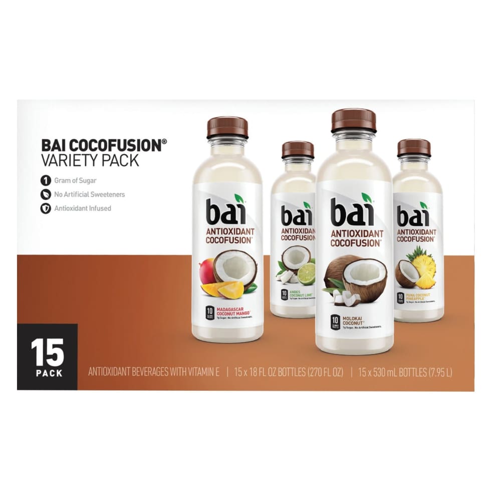 Bai Cocofusion Variety Pack 15 ct./18 oz. - Bai