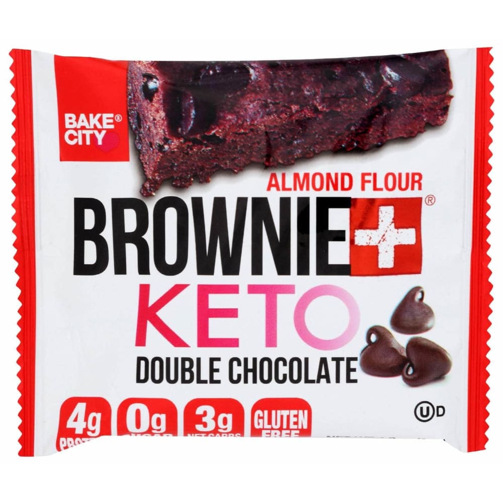 BAKE CITY USA Grocery > Chocolate, Desserts and Sweets > Pastries BAKE CITY USA: Brownie Keto, 1.2 oz