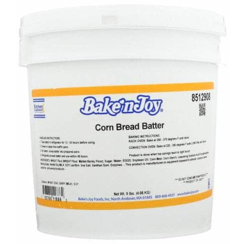 Baken Joy Bake 'Njoy Corn Bread Batter, 9 lb