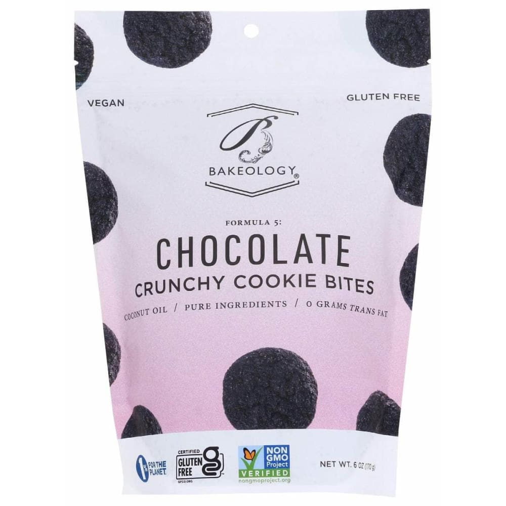 BAKEOLOGY Grocery > Snacks > Cookies > Cookies BAKEOLOGY: Cookie Bites Chocolate, 6 oz