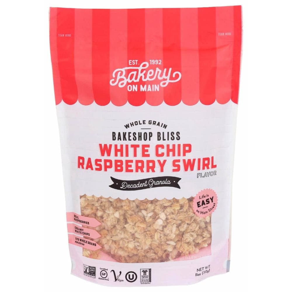 BAKERY ON MAIN Bakery On Main White Chip Raspberry Swirl Granola, 11 Oz