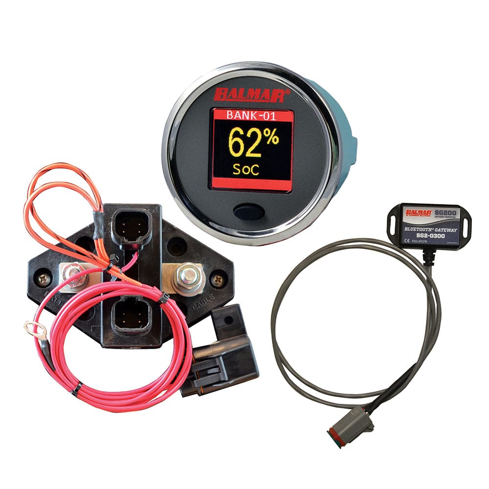 Balmar SG210 Battery Monitor Kit w/ Display Shunt Gateway - Electrical | Meters & Monitoring - Balmar