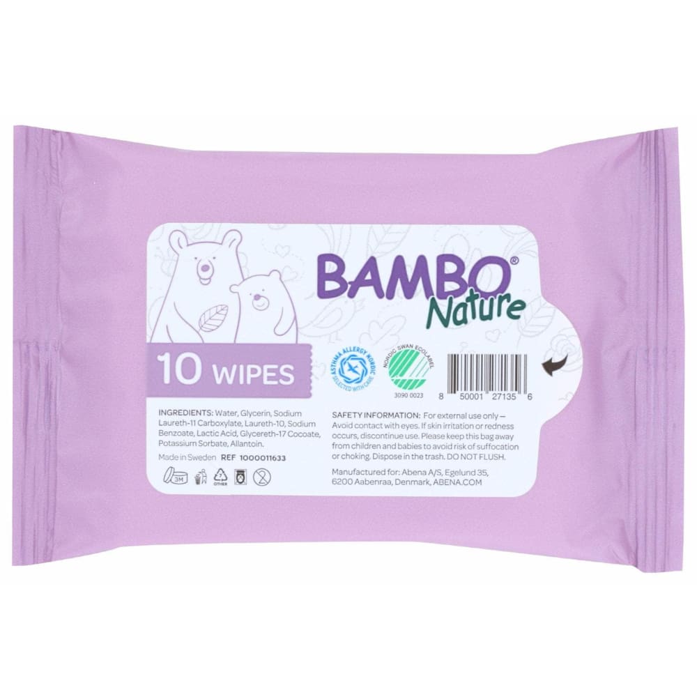 BAMBO NATURE Beauty & Body Care > Skin Care BAMBO NATURE: Wipe Wet Tidy Bottom, 10 pk