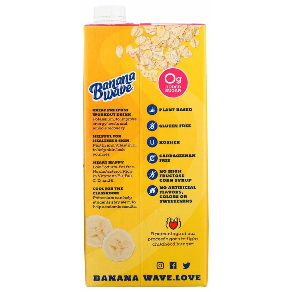 BANANA WAVE Banana Wave Milk Banana Unsweetened, 32 Fo