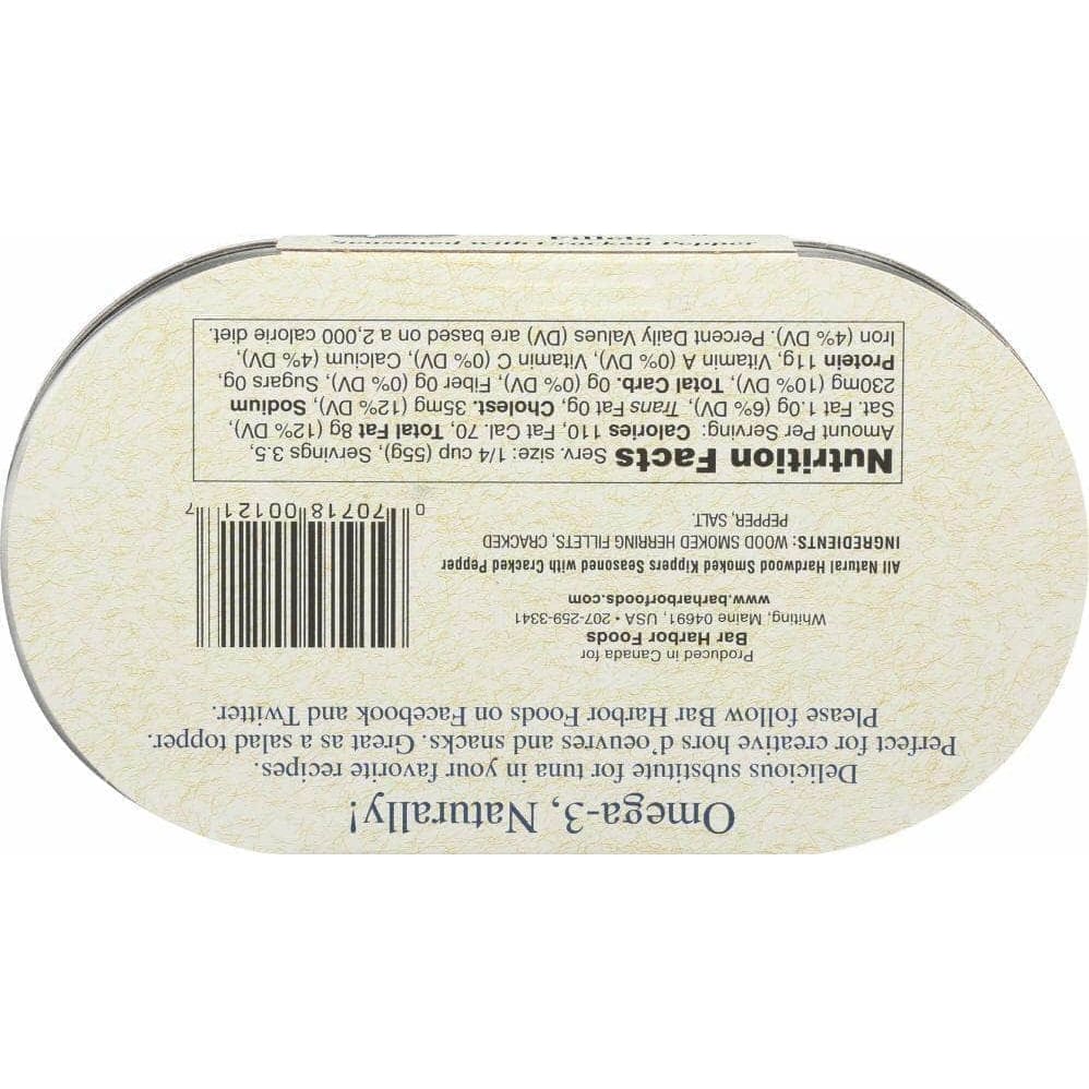 Bar Harbor Bar Harbor Wild Herring Fillet Seasoned With Cracked Pepper, 6.7 oz