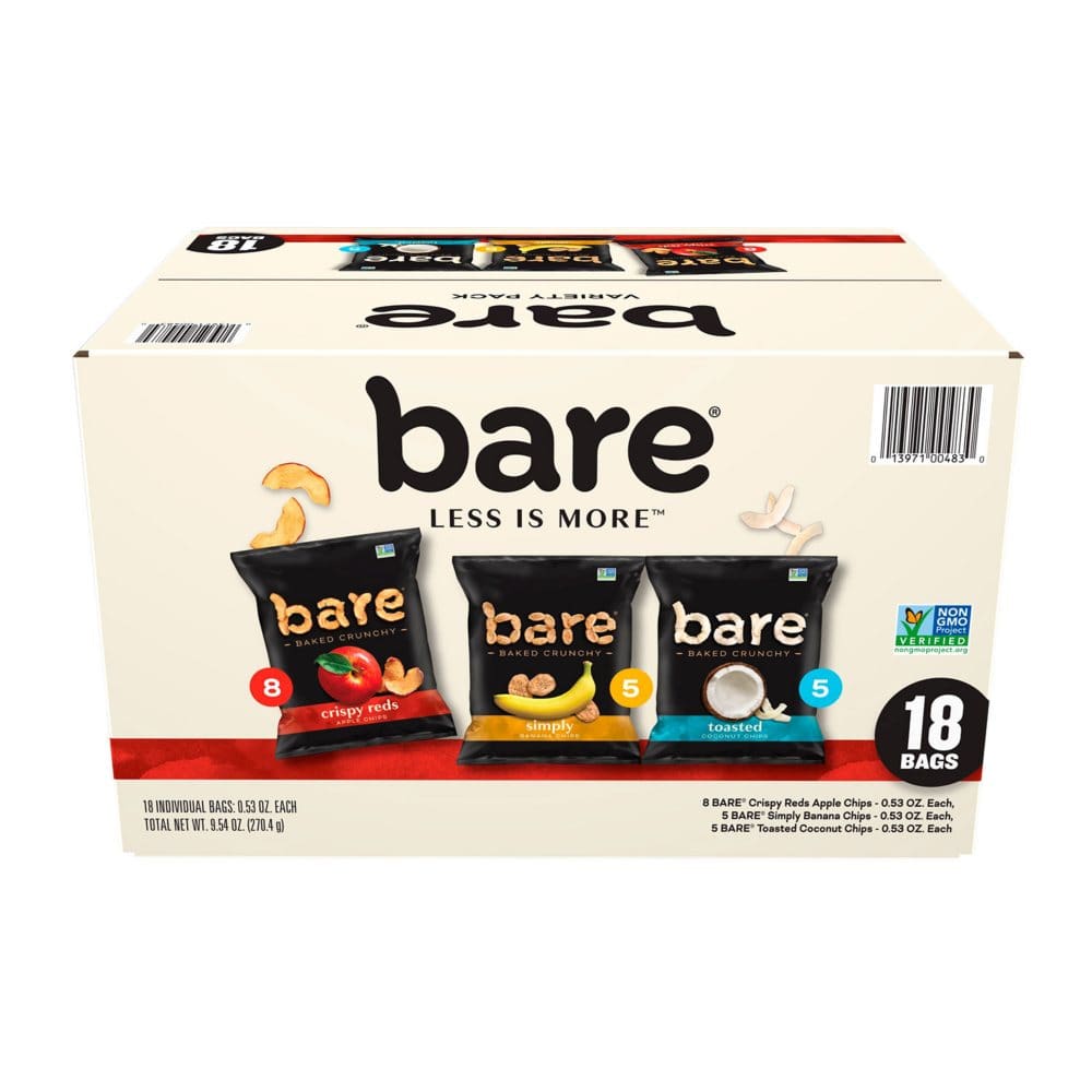 Bare Baked Crunchy Variety Pack (18 pk.) - Chips - Bare