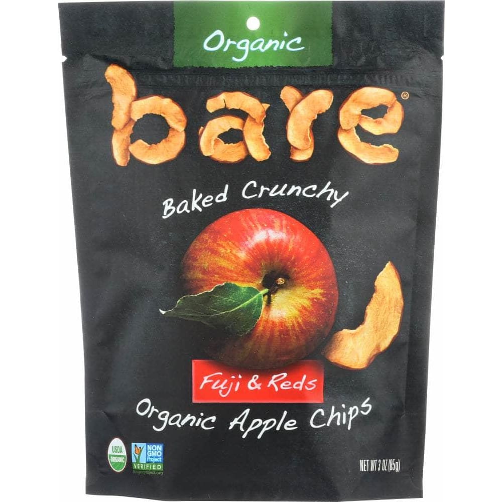 Bare Bare Organic Crunchy Apple Chips Fuji and Reds, 3 oz