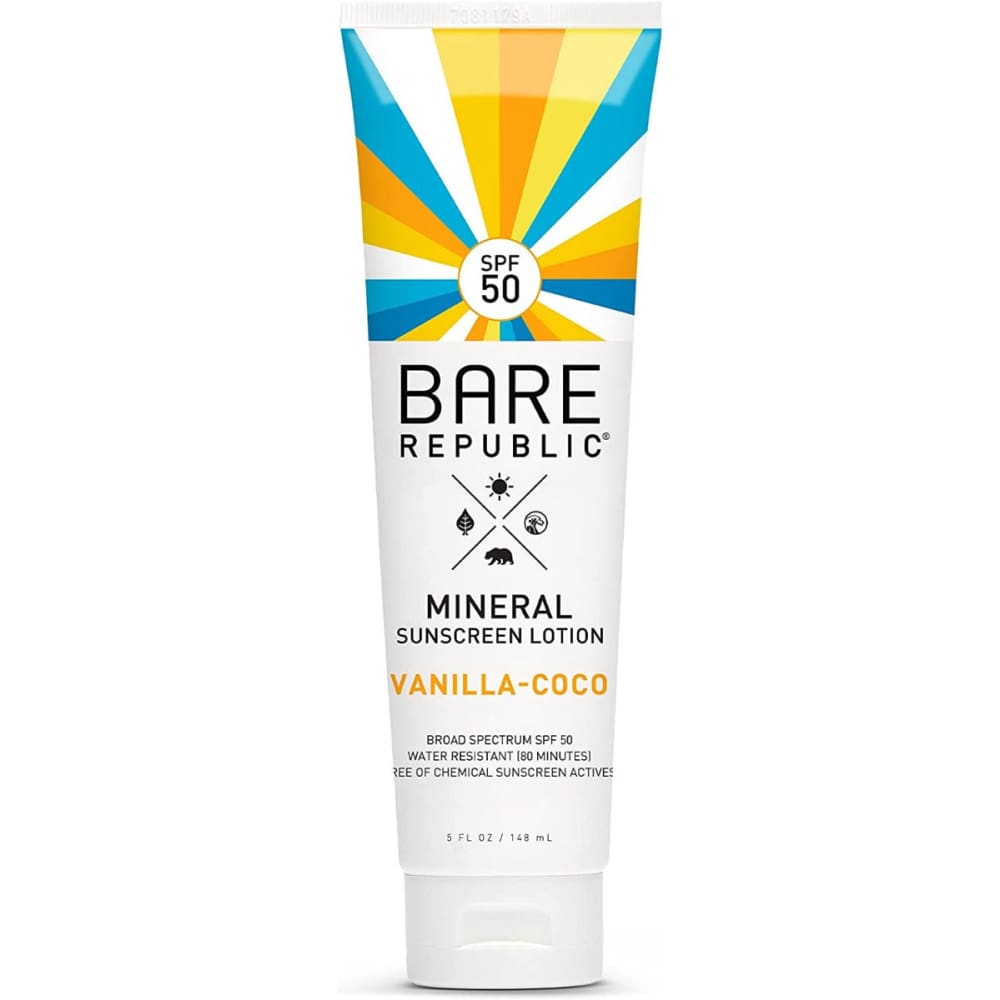 BARE REPUBLIC: Mineral SPF 50 Body Sunscreen Lotion 5 oz - Beauty & Body Care > Skin Care > Sun Protection & Tanning Lotions - BARE REPUBLIC