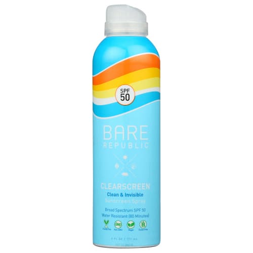 BARE REPUBLIC: Sunscreen Spray Spf 50 6 OZ - Beauty & Body Care > Skin Care > Sun Protection & Tanning Lotions - BARE REPUBLIC