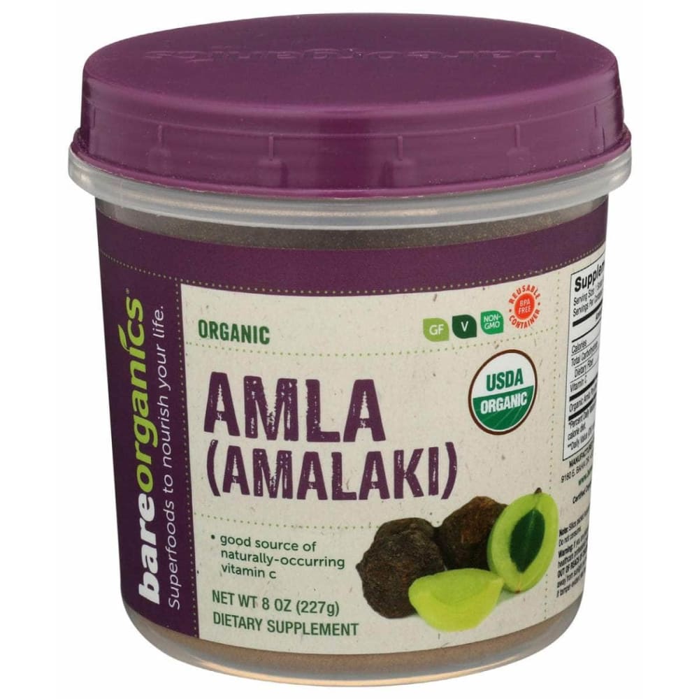 BAREORGANICS Vitamins & Supplements > Miscellaneous Supplements BAREORGANICS: Amla Pwdr Org, 8 oz