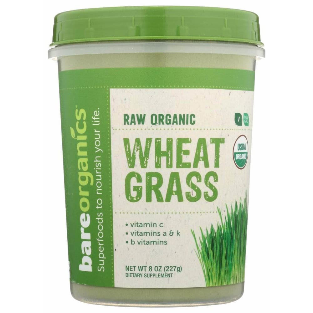 BAREORGANICS BAREORGANICS Wheatgrass Pwdr Org, 8 oz