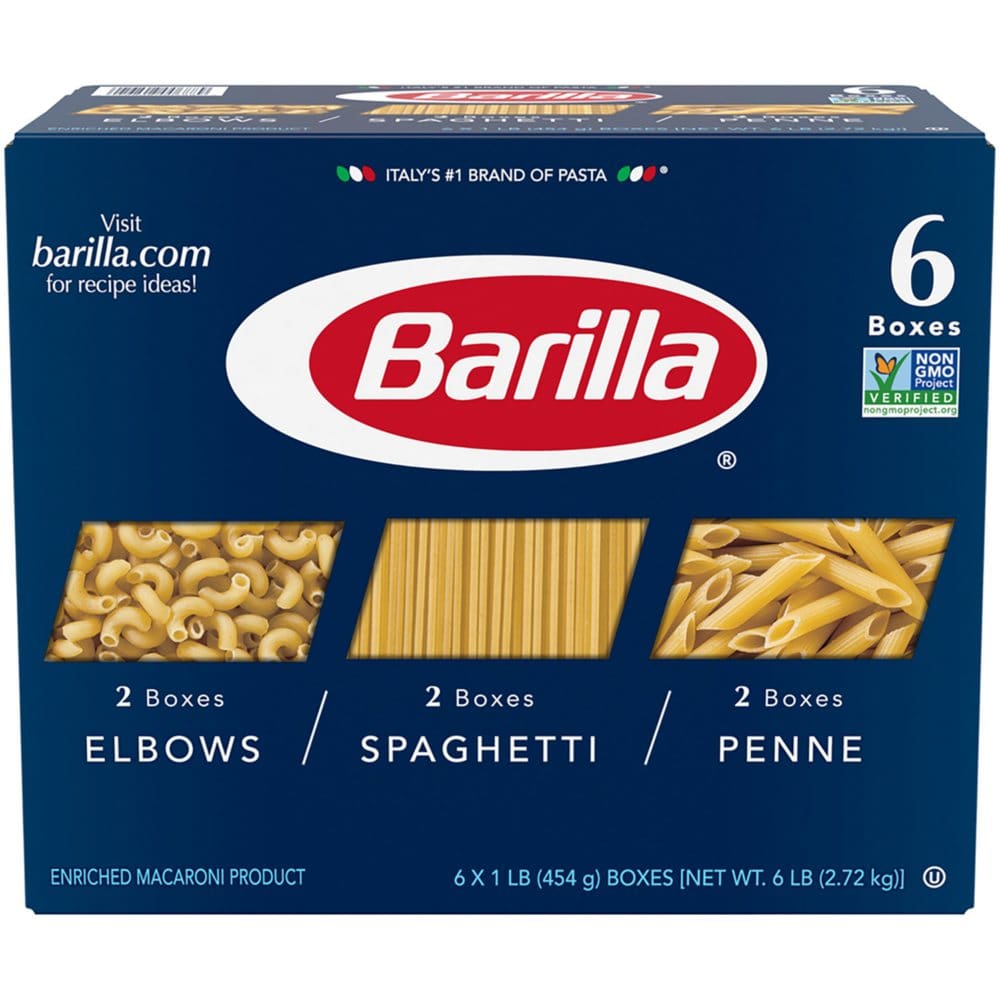 Barilla Pasta Variety Pack (16 oz. 6 pk.) - Pasta & Boxed Meals - Barilla Pasta