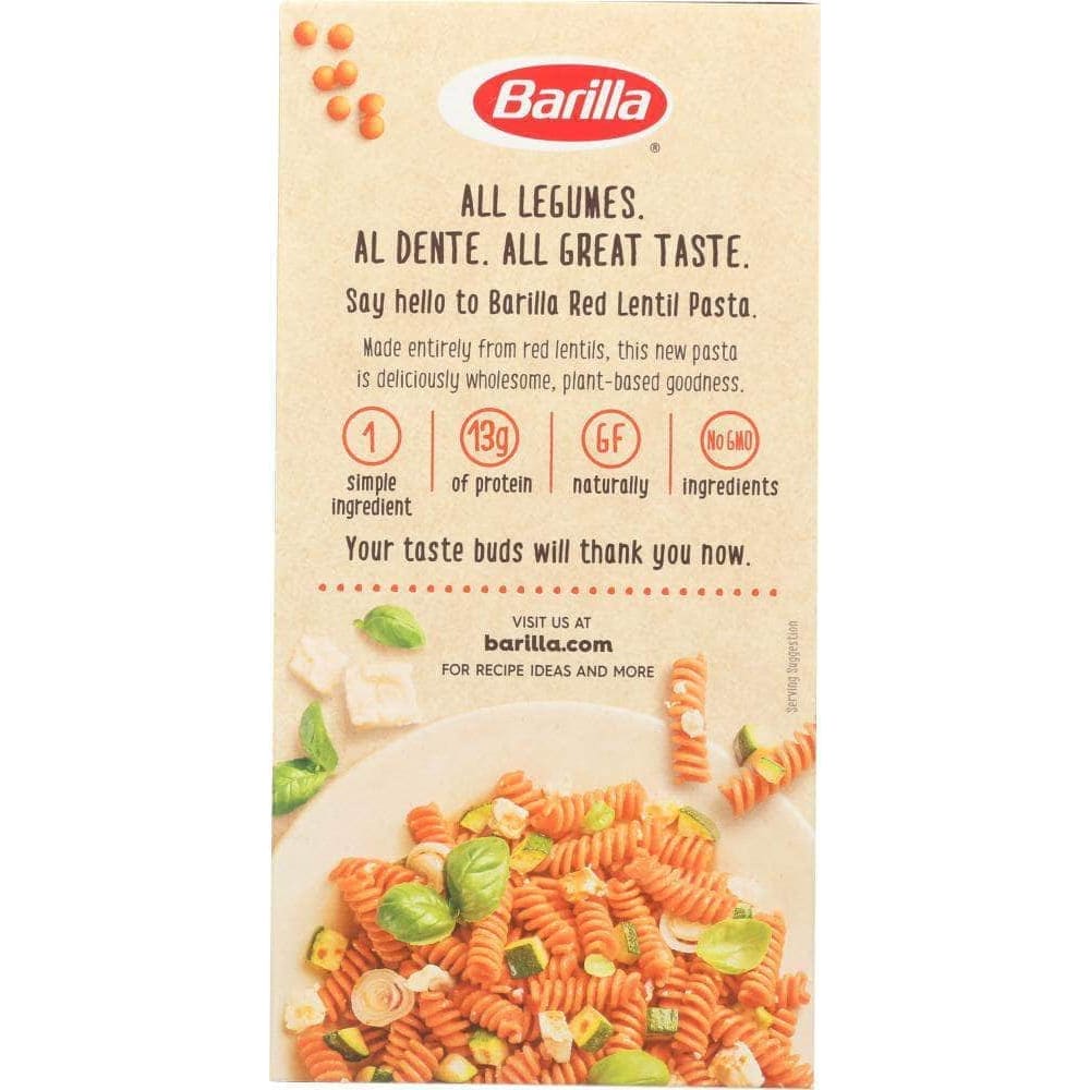 Barilla Barilla Red Lentil Rotini, 8.8 oz