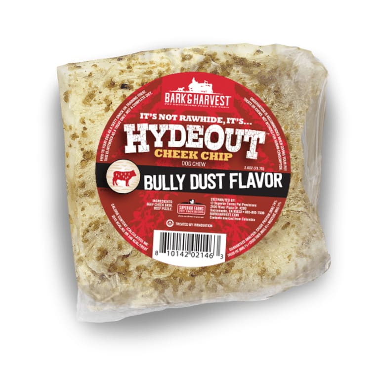 BARK AND HARVEST Pet > Dog Treats BARK AND HARVEST: Cheek Chips Bully Dust Flavor, 1.06 oz