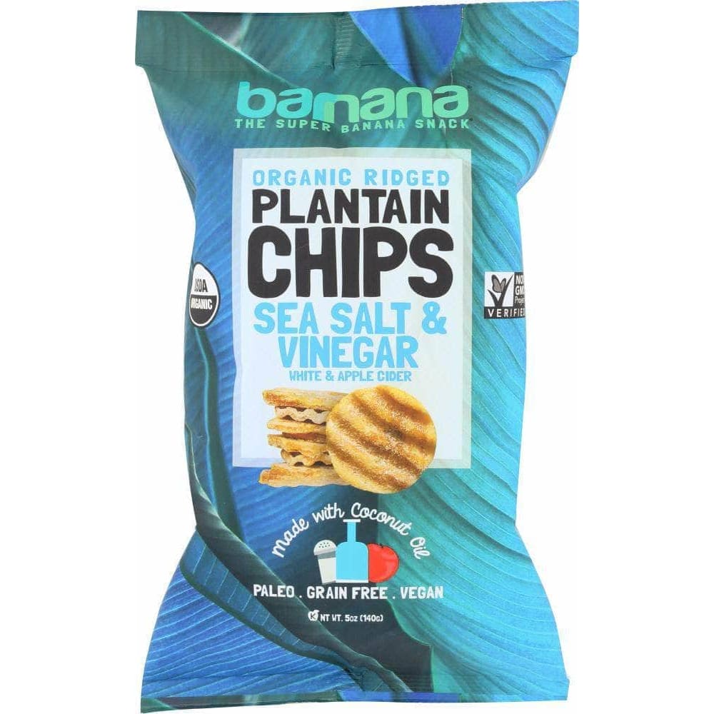 Barnana Barnana Plantain Chips Sea Salt & Vinegar, 5 oz