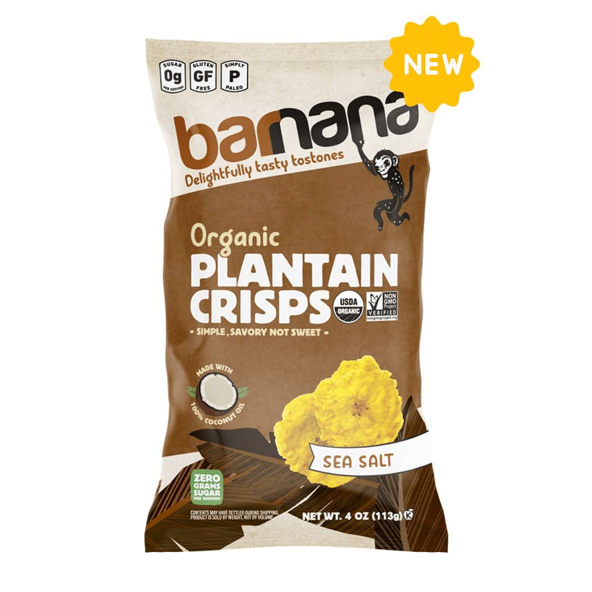 BARNANA BARNANA Plantain Crisp Sslt Org, 4 oz