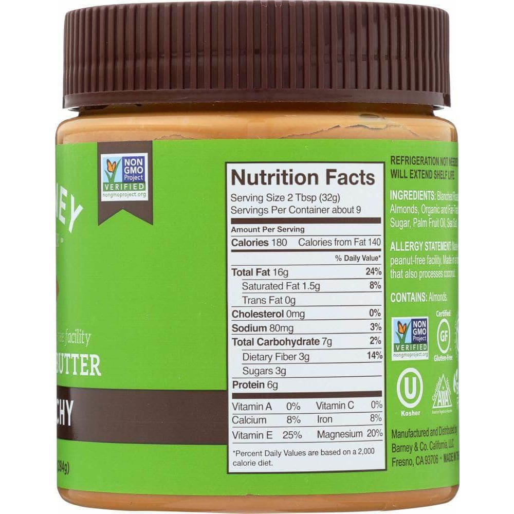 Barney Butter Barney Butter Almond Butter Crunchy, 10 Oz