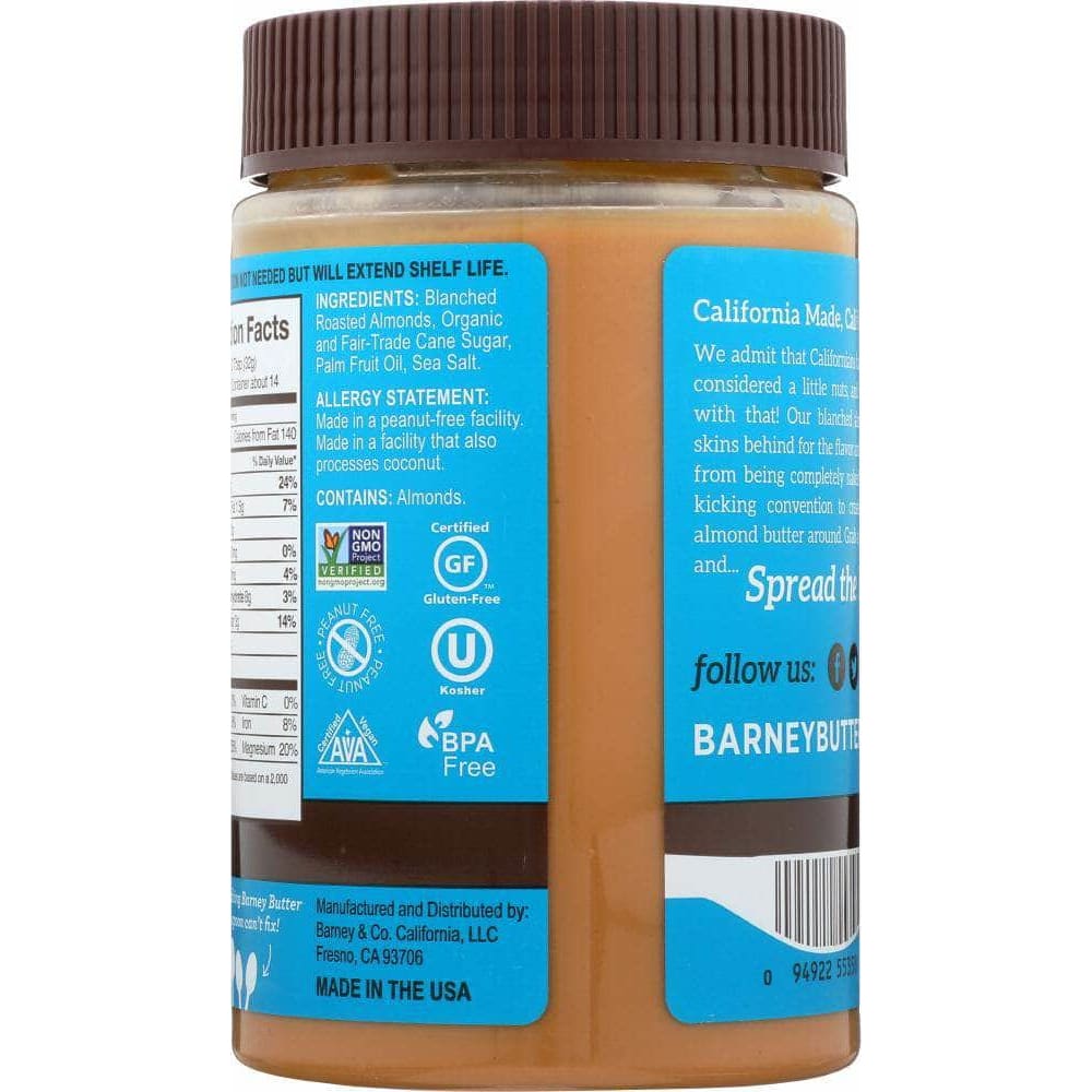 Barney Butter Barney Butter Almond Butter Smooth, 16 Oz