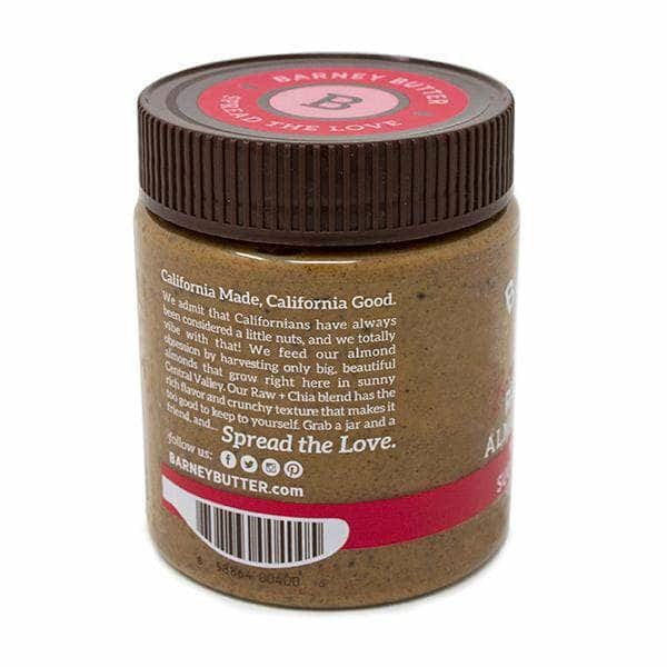 Barney Butter Barney Butter Raw + Chia Almond Butter, 10 oz