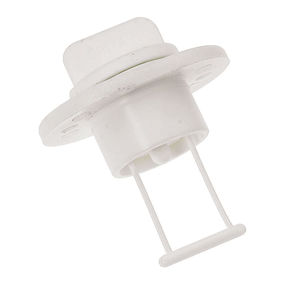 Barton Marine Drain Plug and Socket - White 15mm (19/ 32) Bore (Pack of 4) - Sailing | Hardware - Barton Marine