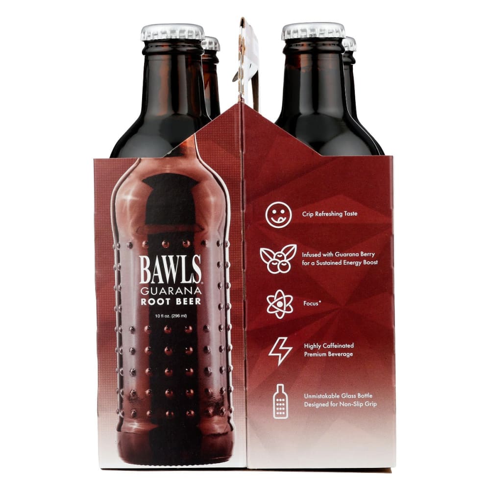 BAWLS GUARANA: Root Beer 4 Pack 40 oz - Grocery > Beverages > Sodas - BAWLS GUARANA