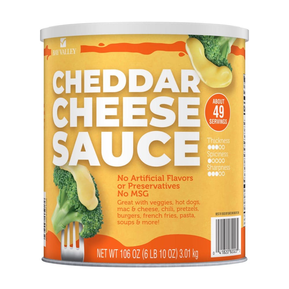 Bay Valley Cheddar Cheese Sauce (106 oz.) - Concession Food Supplies - Bay