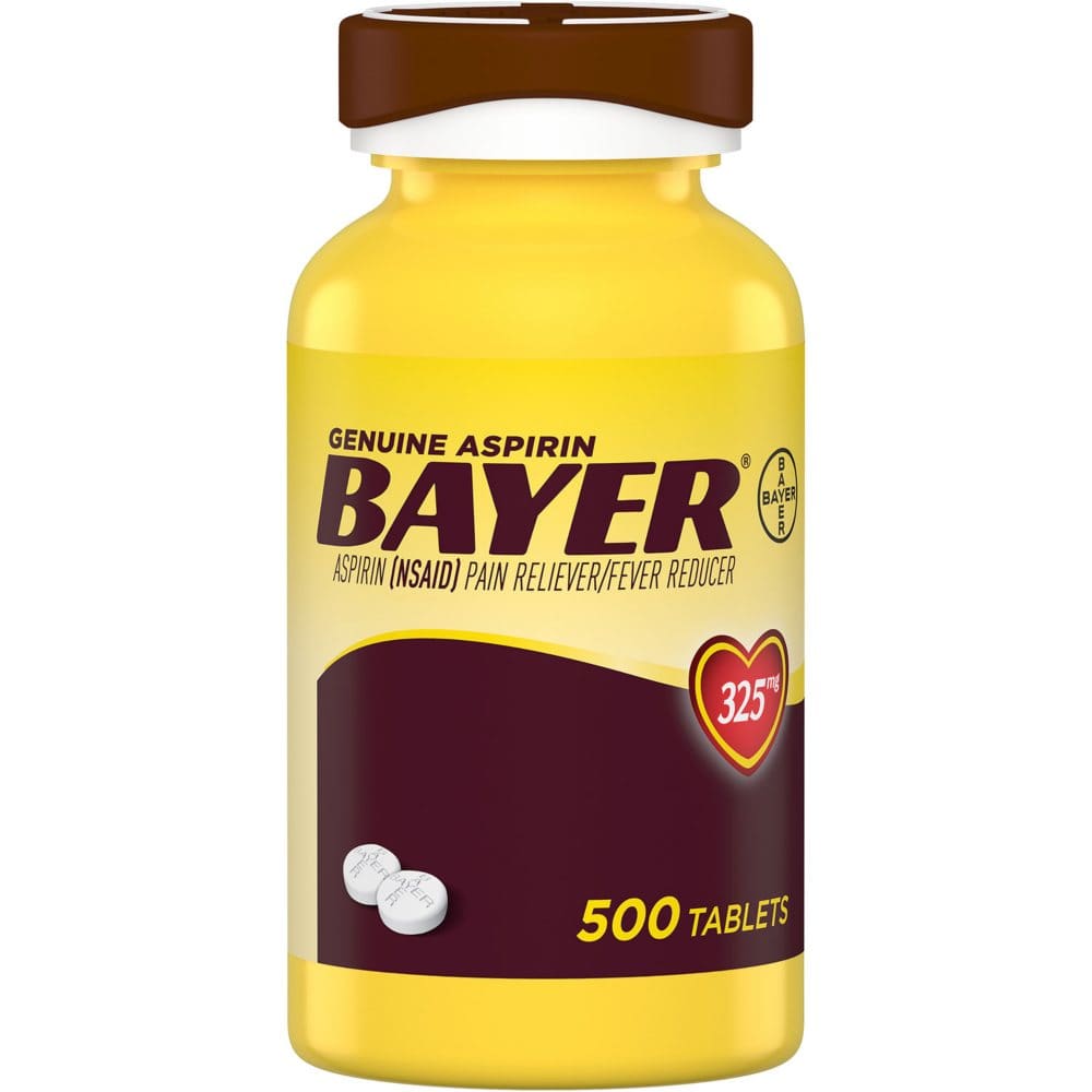 Bayer Genuine Aspirin Pain Reliever and Fever Reducer (500 ct.) - Pain Relief - Bayer