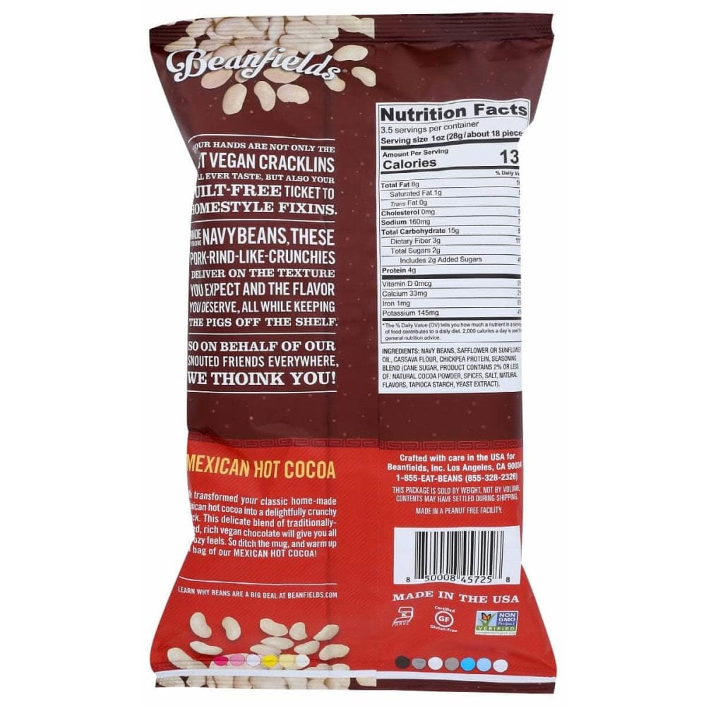 BEANFIELDS Beanfields Cracklins Mex Hot Cocoa, 3.5 Oz