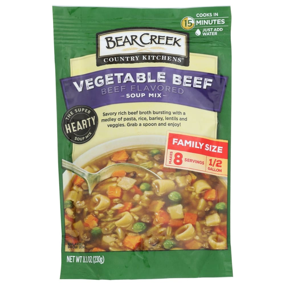 BEAR CREEK: Vegetable Beef Soup Mix 8.1 oz (Pack of 4) - Grocery > Soups & Stocks - BEAR CREEK